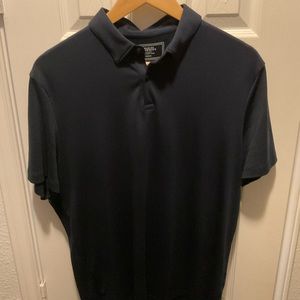 Charles Tyrwhitt Men’s Pique Polo Navy Medium